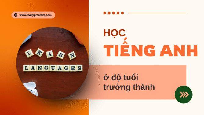 cách học tiếng Anh cho người trưởng thành