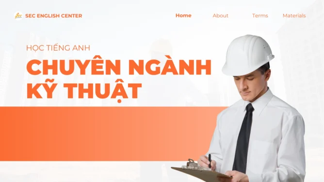 học tiếng anh chuyên ngành kỹ thuật