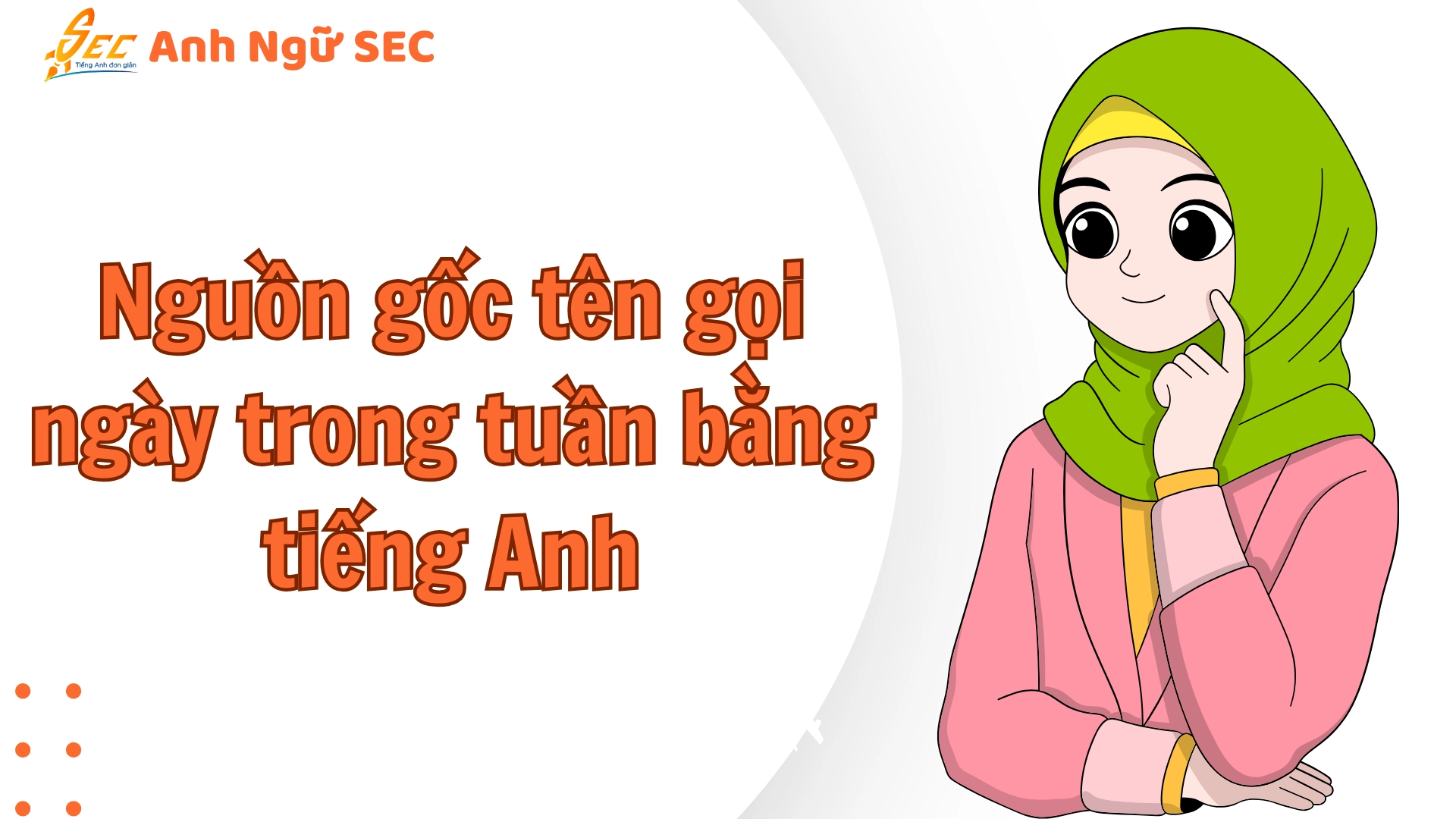 các ngày trong tuần tiếng anh