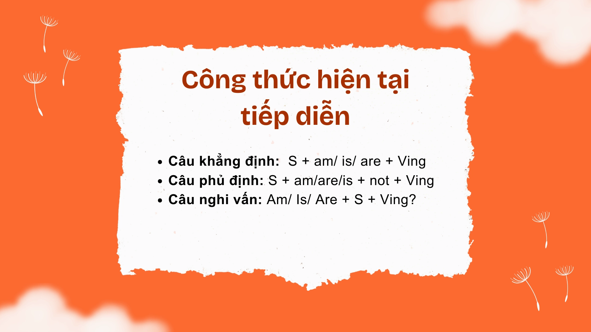 Hiện tại tiếp diễn
