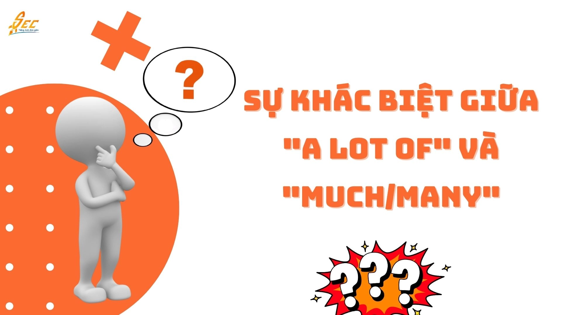 Sự Khác Biệt Giữa "A Lot of" và "Much/Many"
