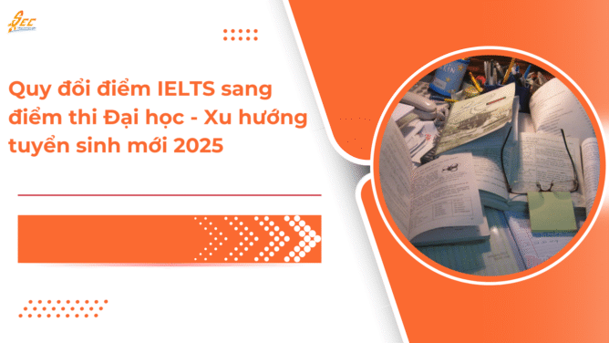 Quy đổi điểm IELTS sang điểm thi Đại học - Xu hướng tuyển sinh mới 2025