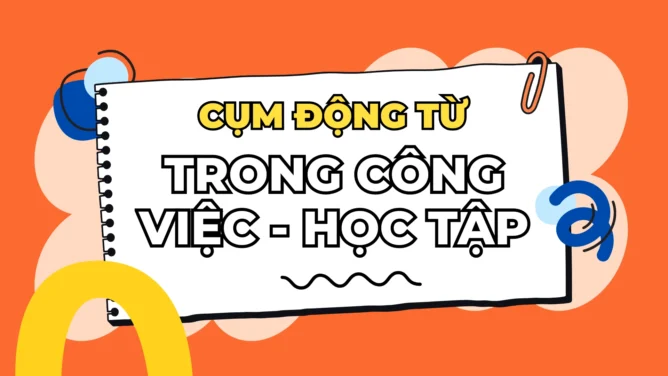 cụm động từ