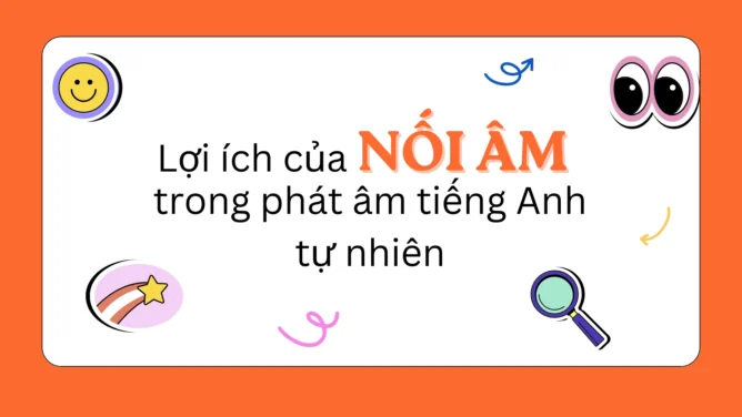Lợi ích của nối âm