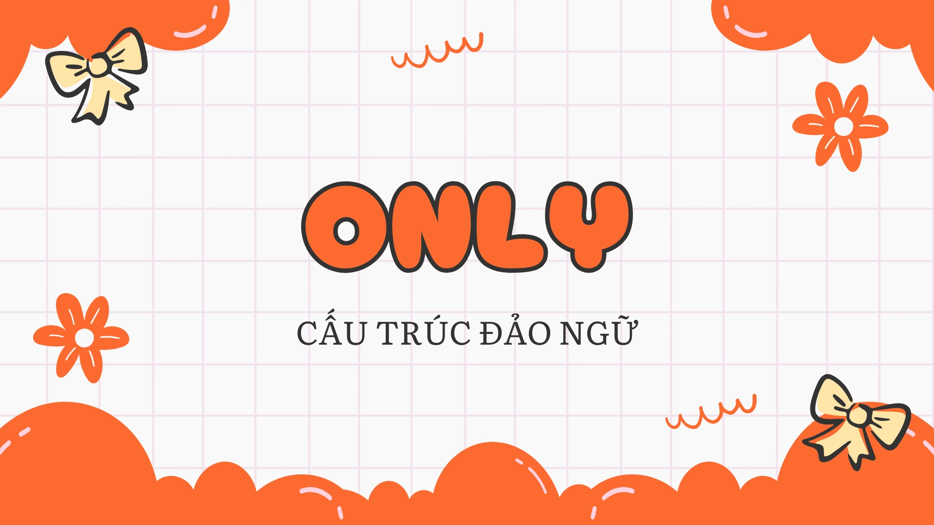 đảo ngữ với only