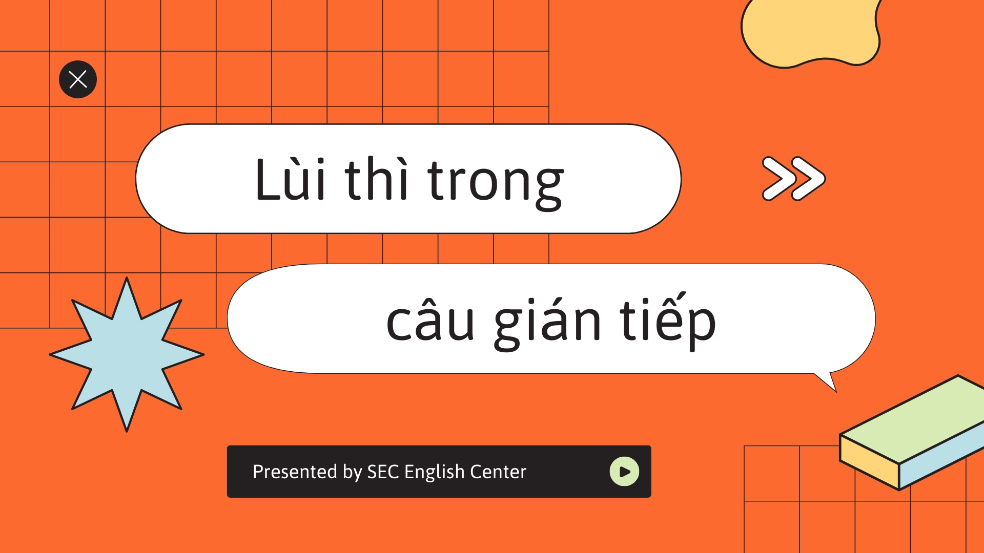 lùi thì trong câu gián tiếp