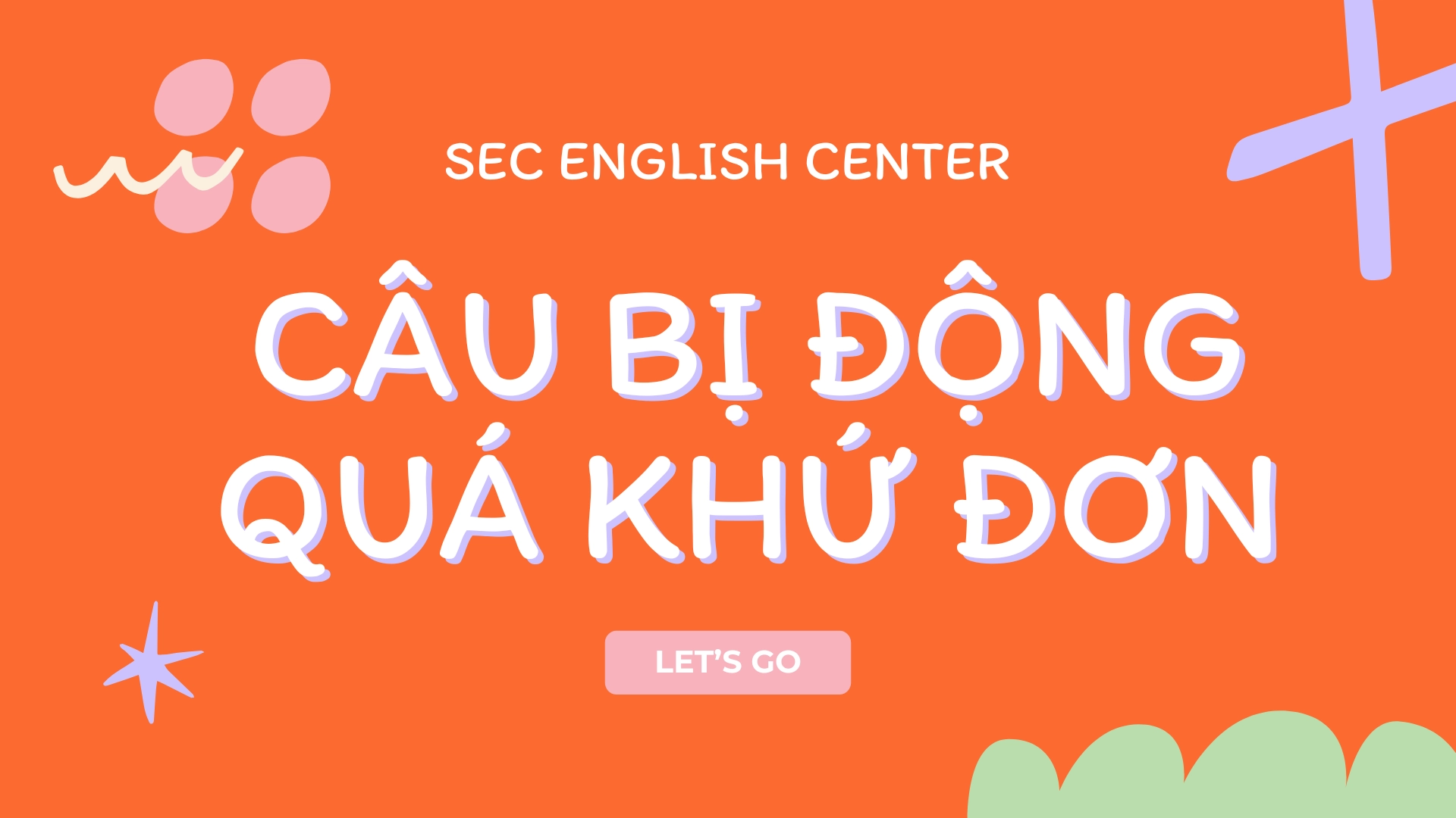 câu bị động quá khứ đơn