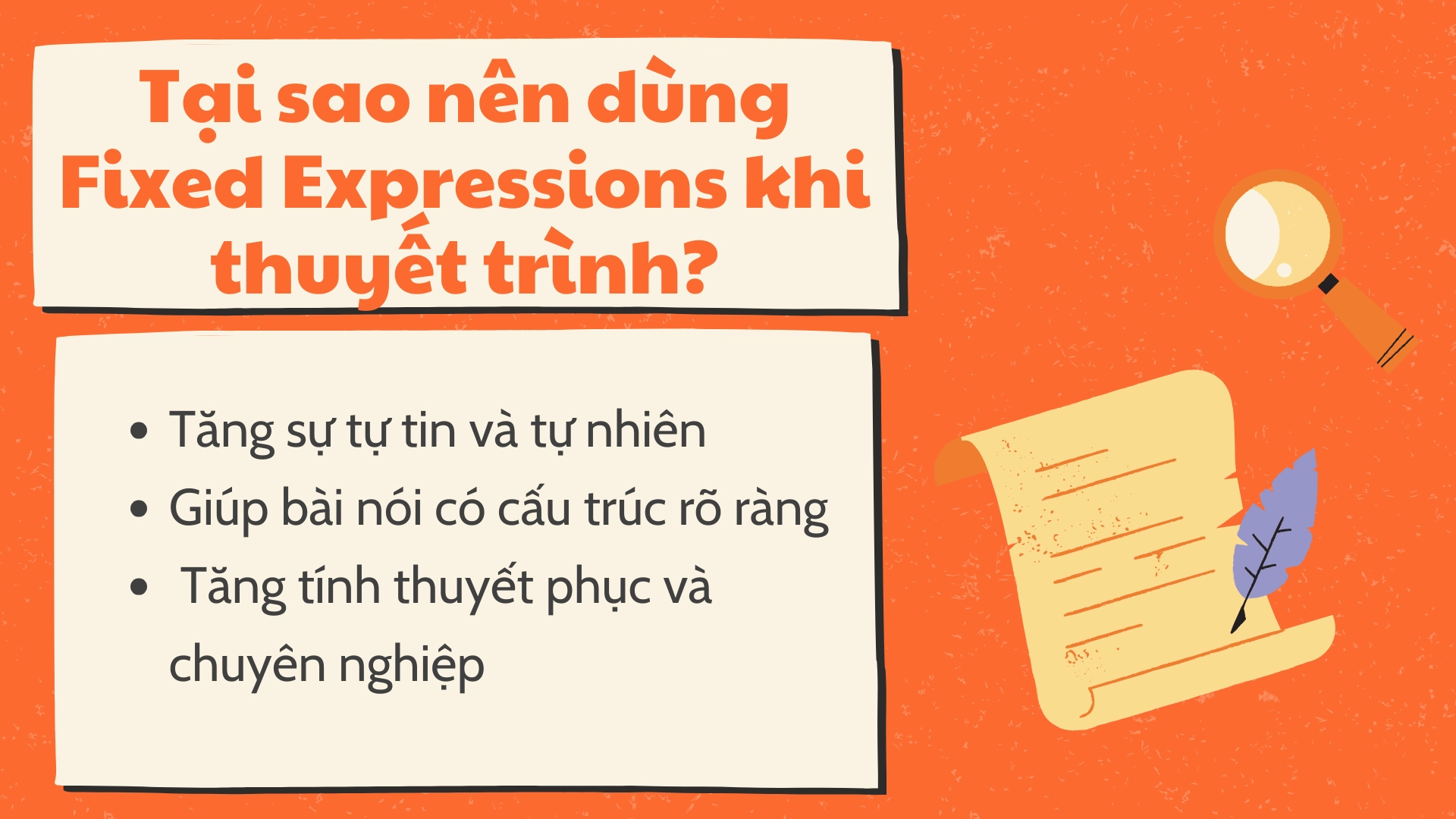 Fixed expressions trong thuyết trình tiếng Anh 2025 2 Fixed expressions trong thuyết trình tiếng Anh