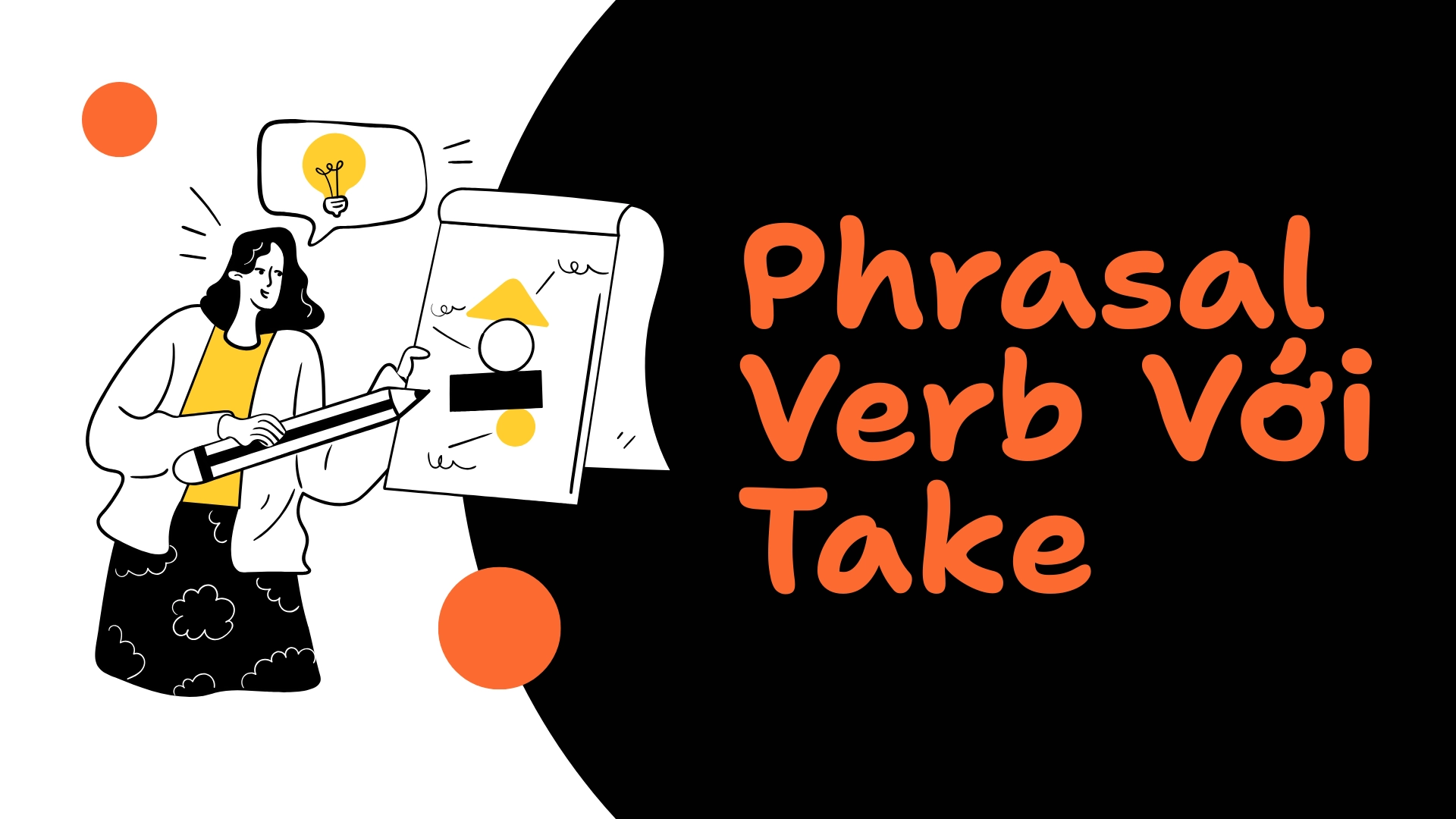 phrasal verb với take