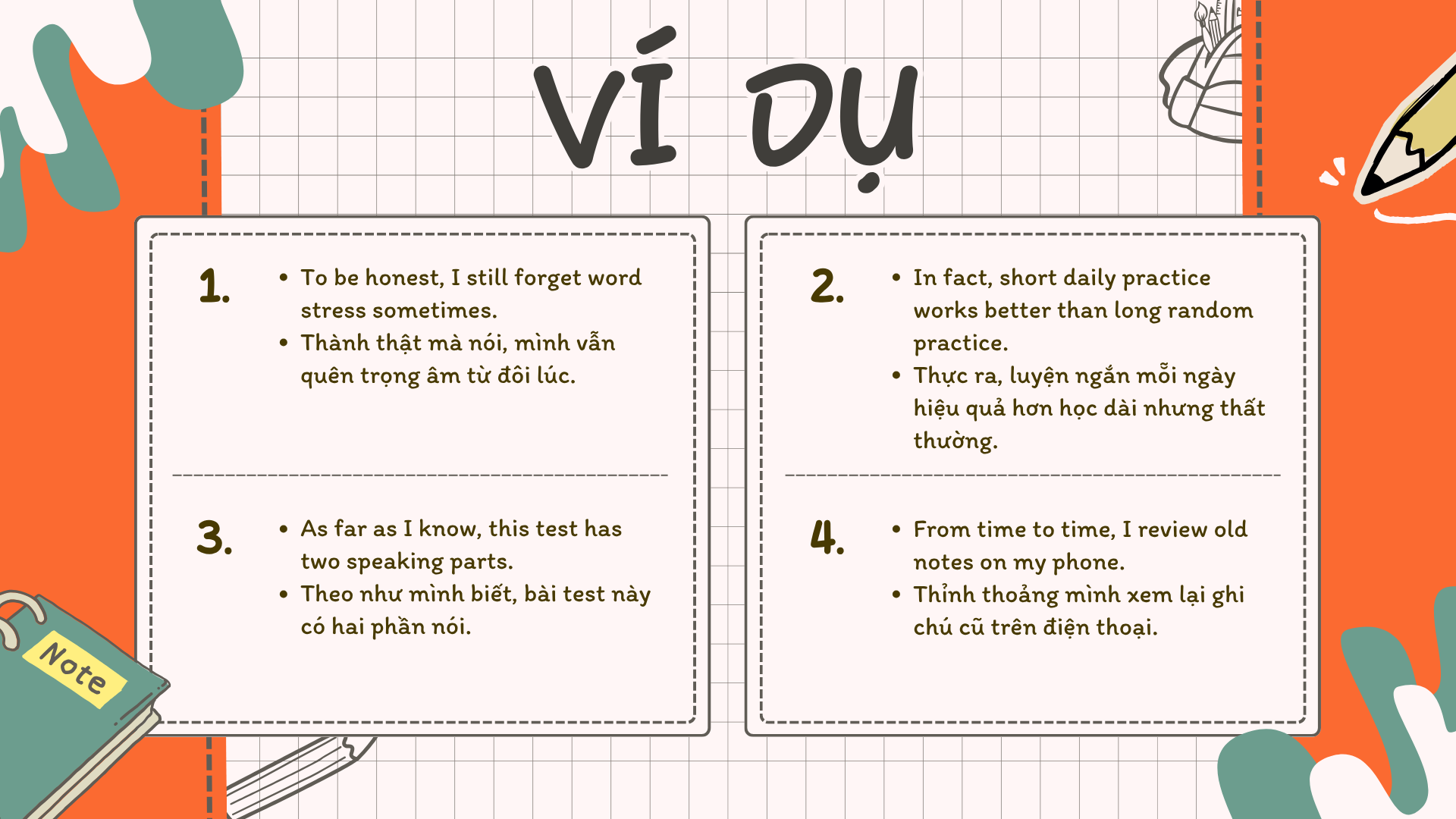 Fixed expressions trong câu khẳng định 2025 70 14