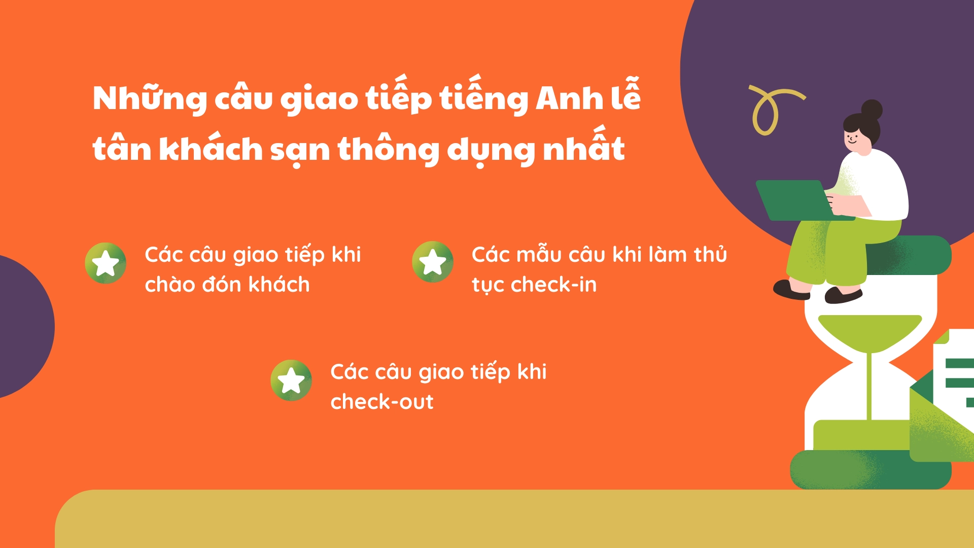 câu giao tiếp trong khách sạn bằng tiếng anh