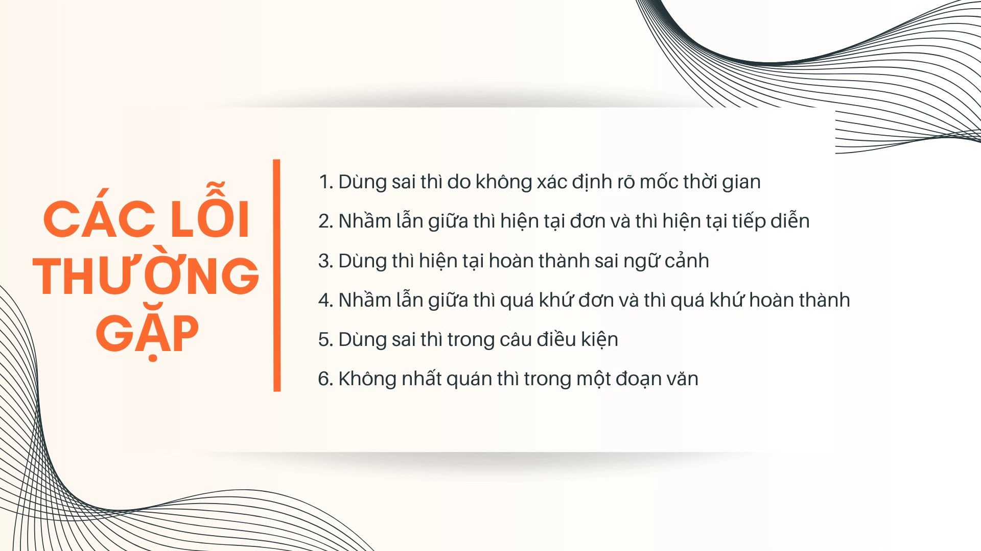 Lỗi thường gặp khi dùng thì trong tiếng Anh và cách tránh 2026 1 Lỗi thường gặp khi dùng thì trong tiếng Anh