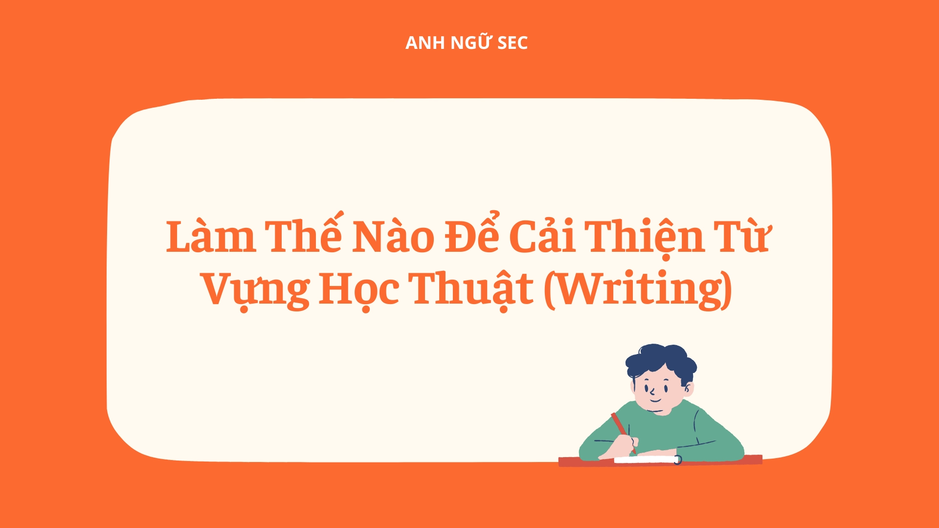 Cải thiện từ vựng học thuật