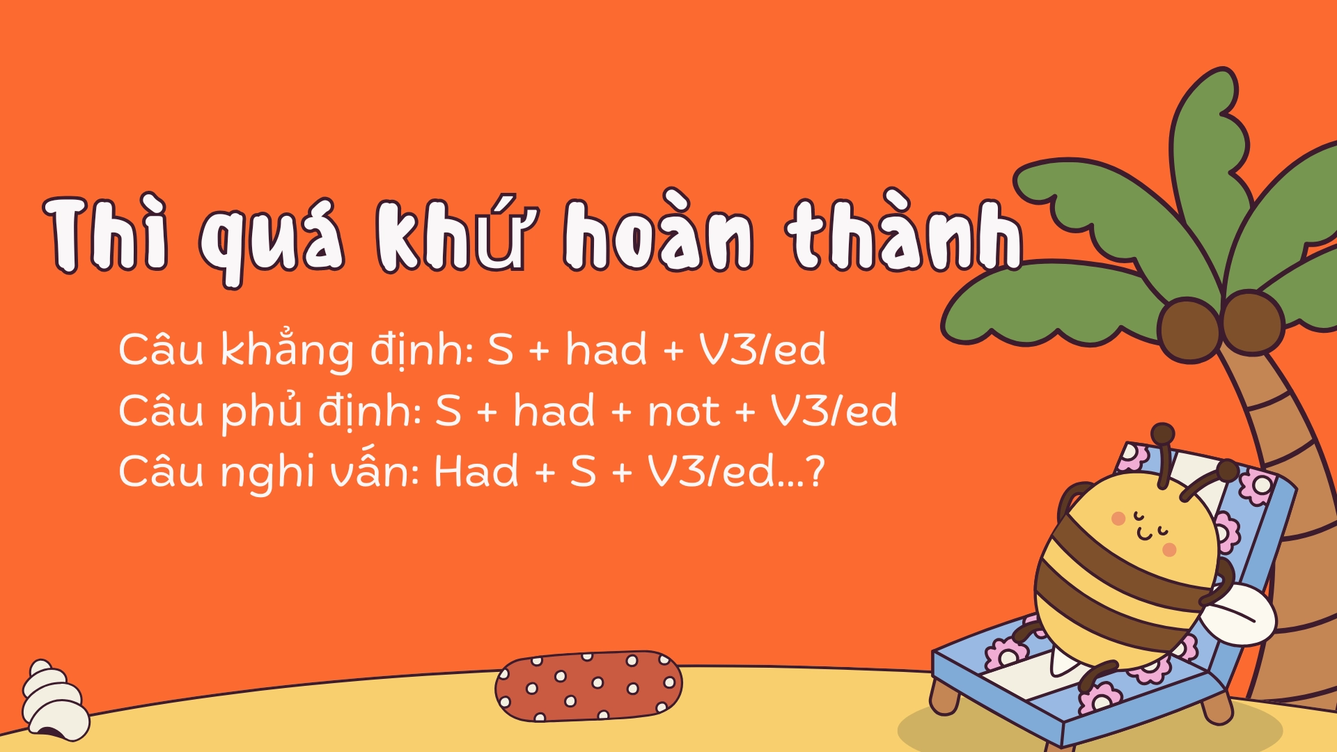 thì hiện tại hoàn thành và quá khứ hoàn thành 