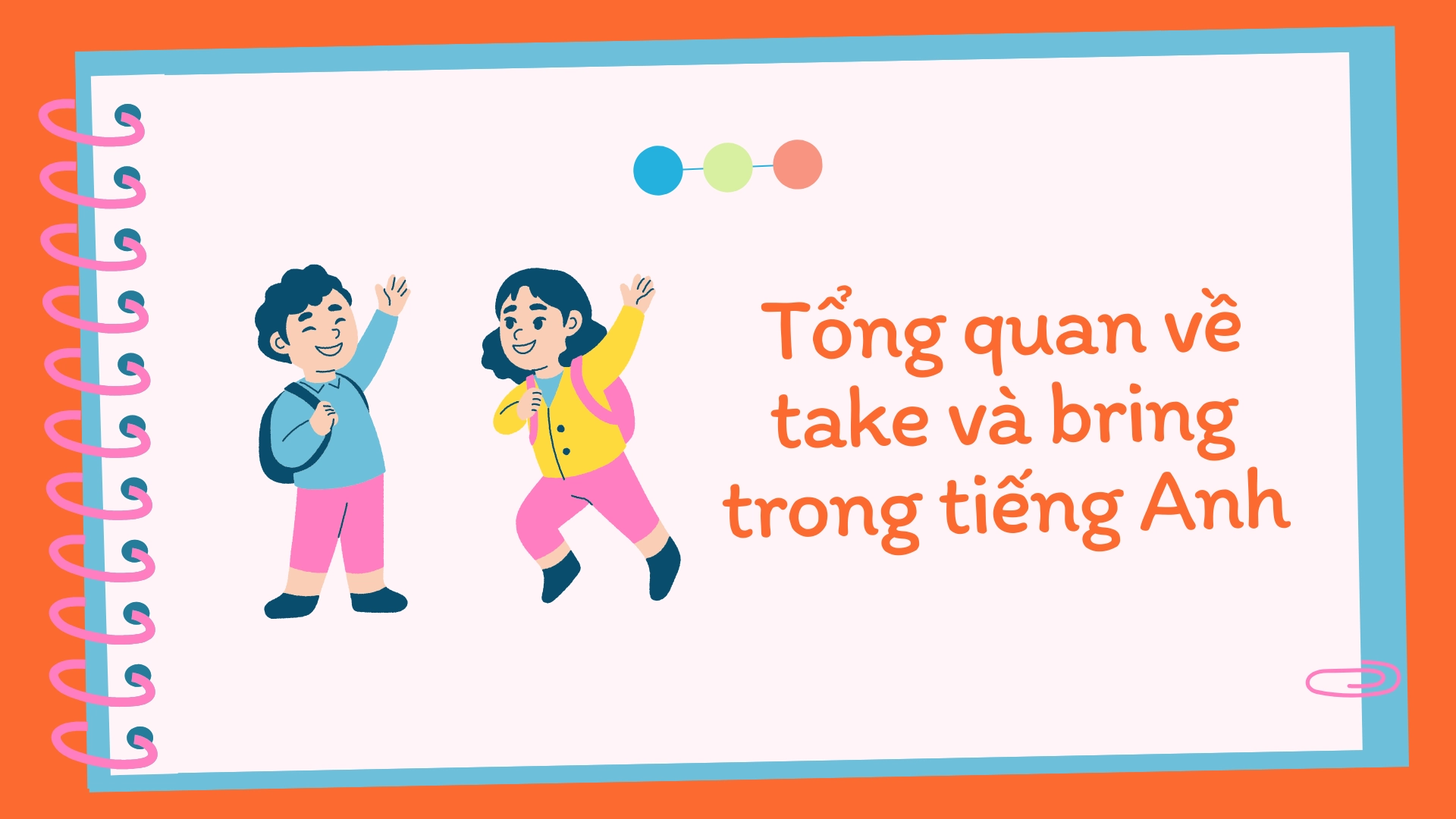 Sự khác biệt giữa take và bring – Phân biệt take và bring trong tiếng Anh chi tiết, dễ hiểu, dễ áp dụng (2026) 1 Phân biệt take và bring