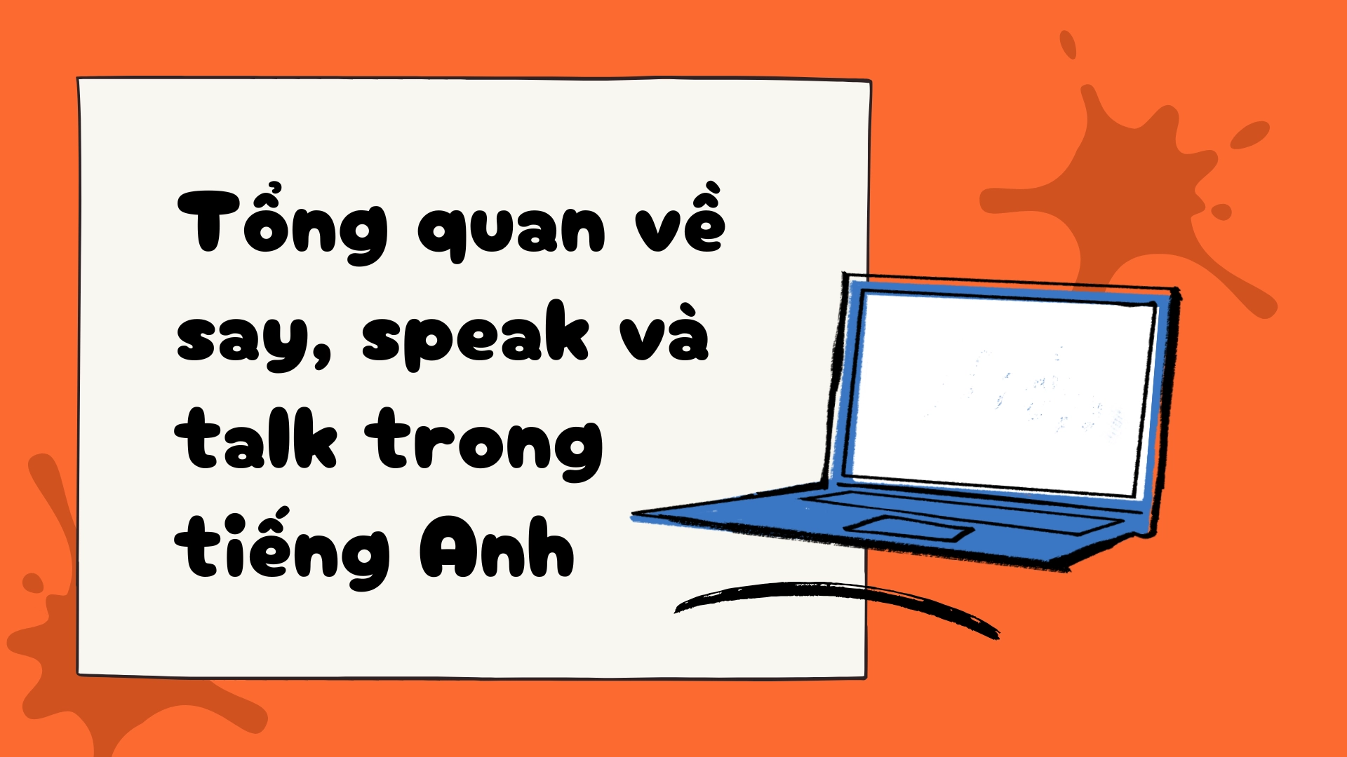 Phân biệt say speak và talk
