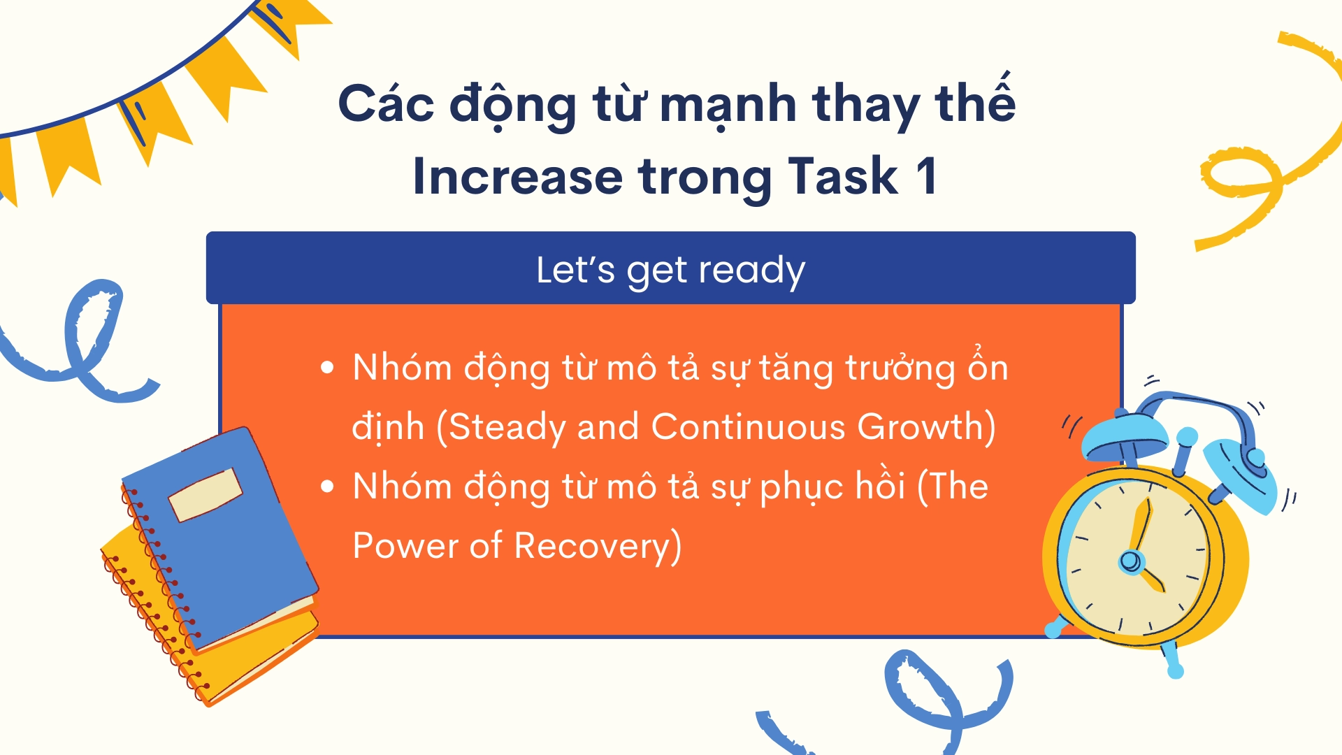 Synonyms cho Increase