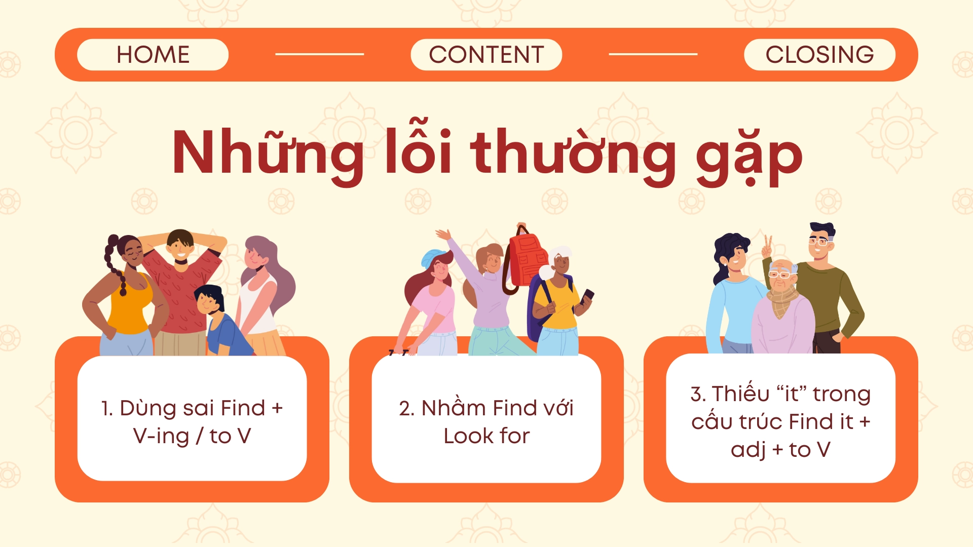 Cấu trúc Find trong tiếng Anh: Cách dùng, Find + V-ing / to V, ví dụ và bài tập chi tiết (2026) 3 4 16