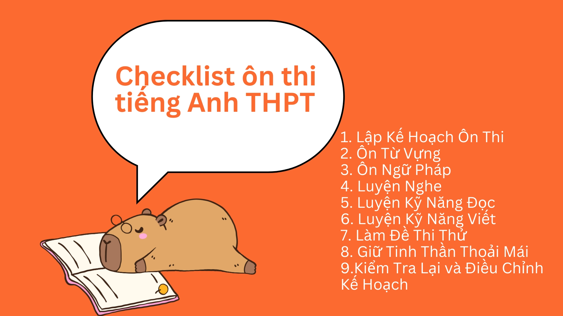 Cách ôn thi tiếng Anh THPT hiệu quả nhất