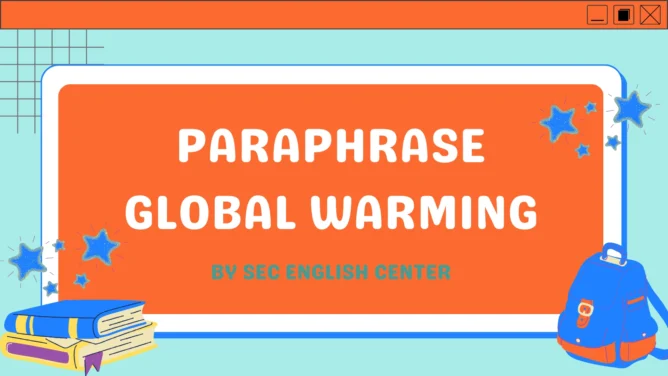 Paraphrase Global Warming