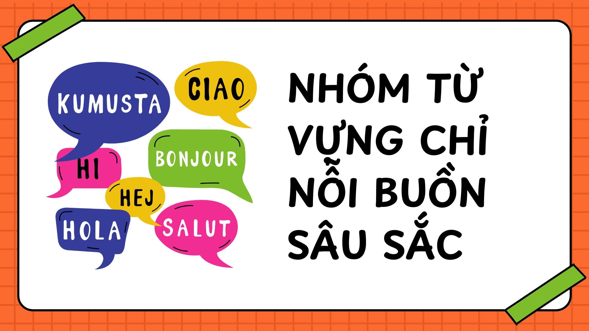 Từ thay thế Sad