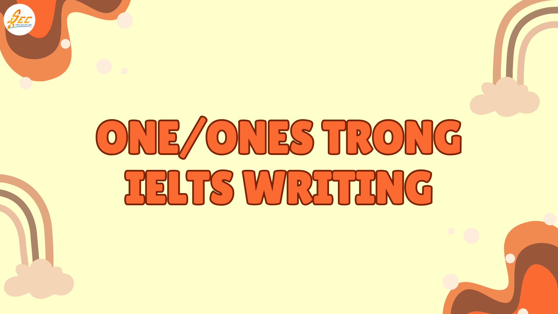 One/ones tránh lặp danh từ
