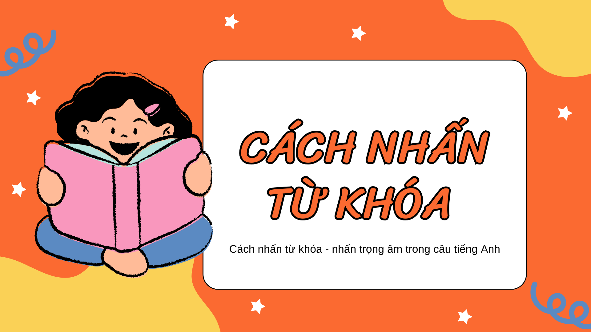 Cách nhấn từ khóa trong tiếng Anh - nhấn trọng âm trong câu tiếng Anh để nói tự nhiên (2026) 1 Cách nhấn từ khóa trong tiếng Anh
