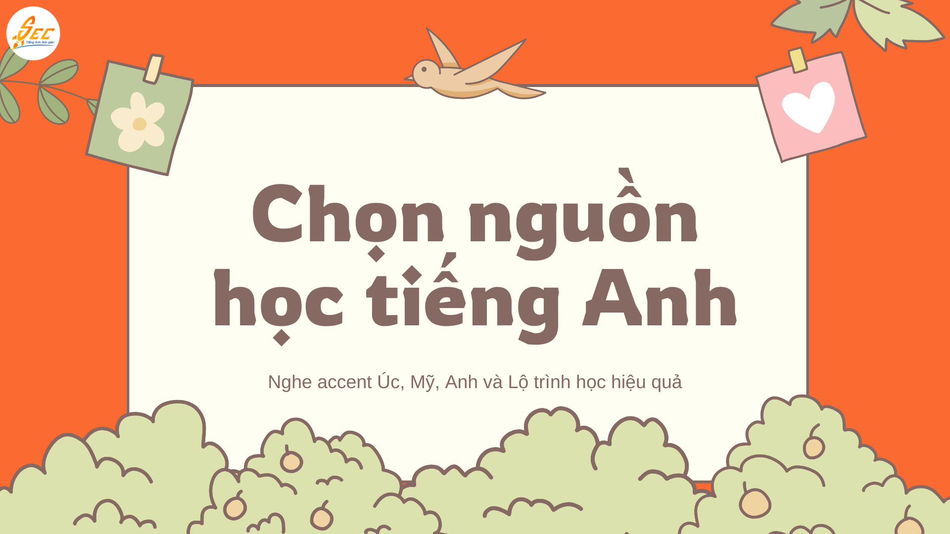 Chọn nguồn học tiếng Anh